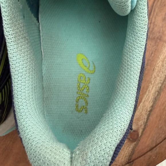 ASICS Running Shoes Womens Size 7 Navy Teal Gel DuoMax AHAR‎ Guidance Line T6A8N - Picture 11 of 16